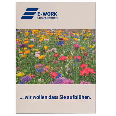 Samentütchen Mini - Recyclingpapier - Margerite, braun